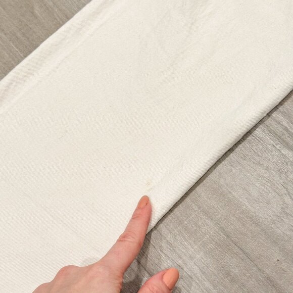 Abercrombie & Fitch The ‘90s Straight Ultra High Rise in Cream Vent Hem Sz 27/4R - Picture 15 of 16